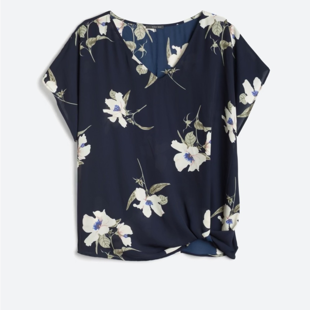 2xl Navy blue blouse